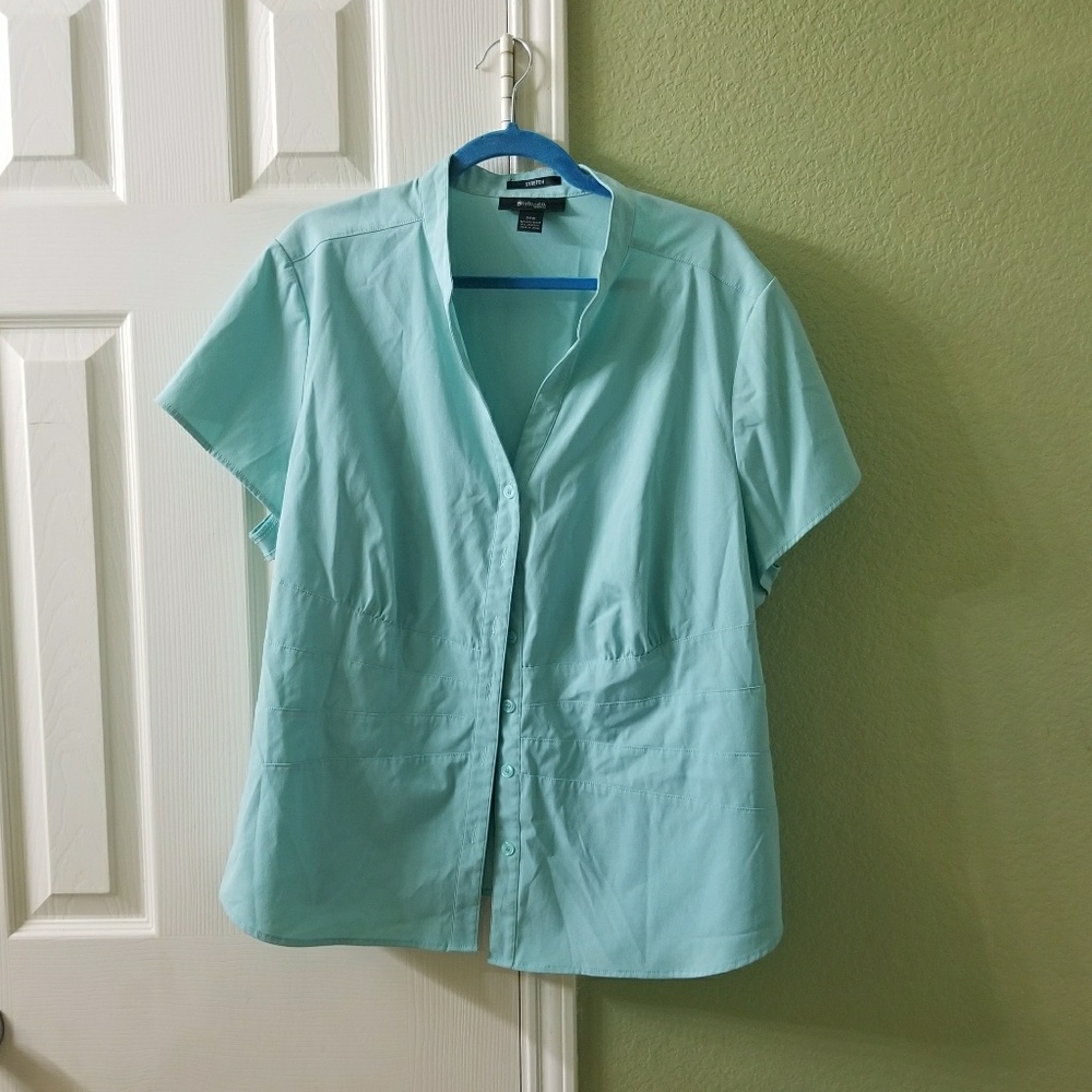 Fitted Button Up Blouse